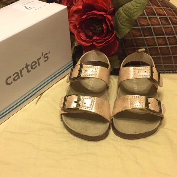 carters rose gold shoes